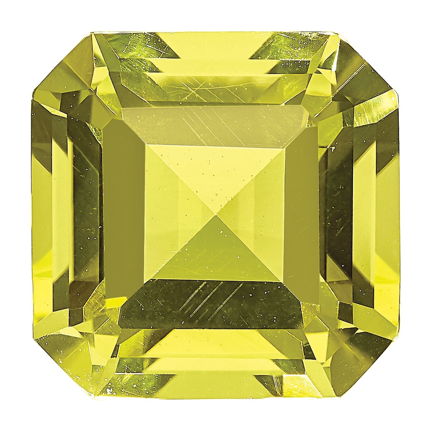 Gemstone Lemon Quarts Aa Quality 8mm Modified Square