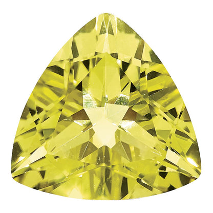 Gemstone Lemon Quartz Aa Quality 10mm Trillion
