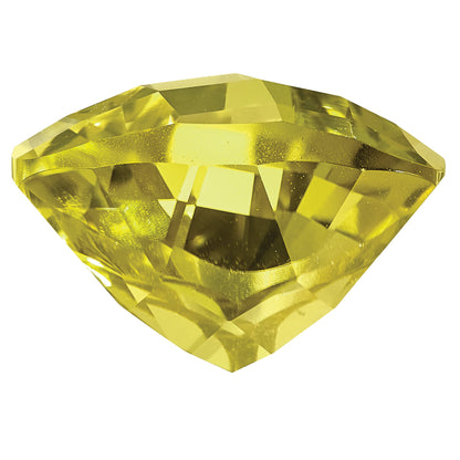 Gemstone Lemon Quartz Aa Quality 12mm Trillion Checkerboard