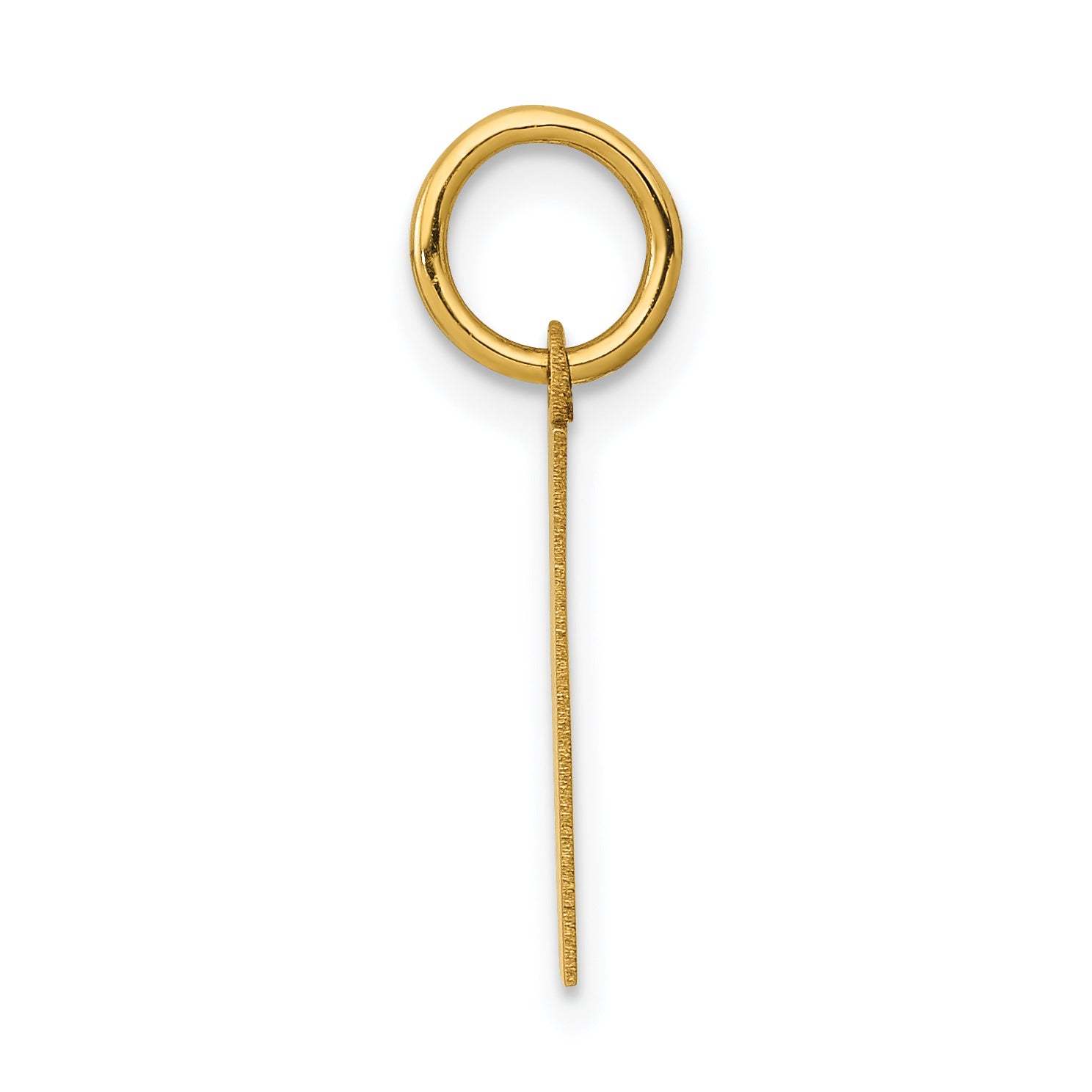 14k Yellow Gold 14k Small Polished Number 1 Charm
