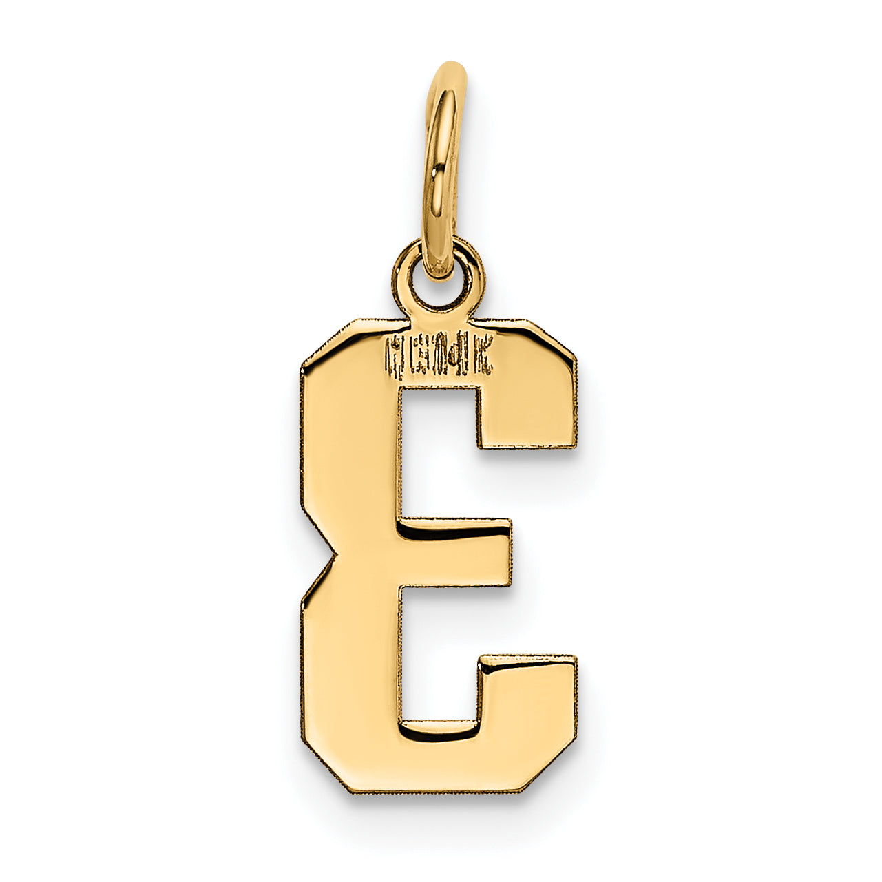 14k Yellow Gold 14k Small Polished Number 3 Charm