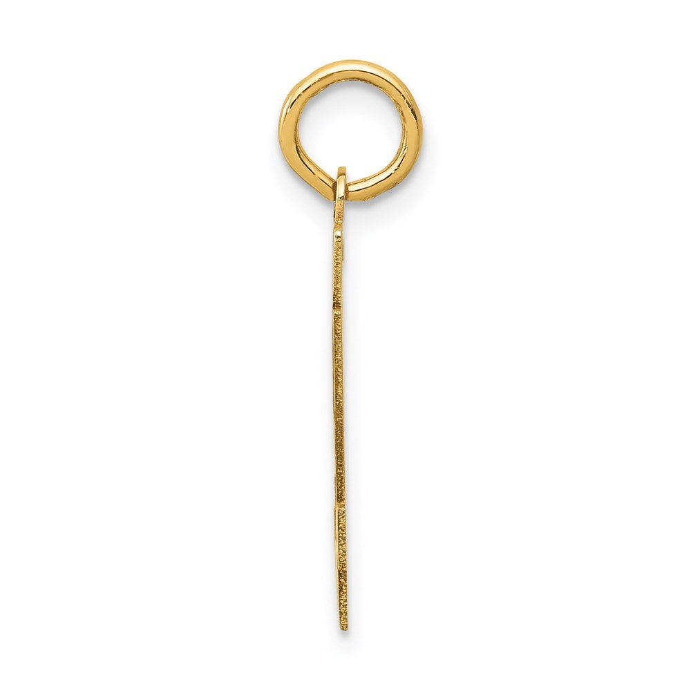 14K Yellow Gold Small Satin Number 94 Charm