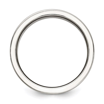 Stainless Steel Louisiana State Univ Logo Band Ring