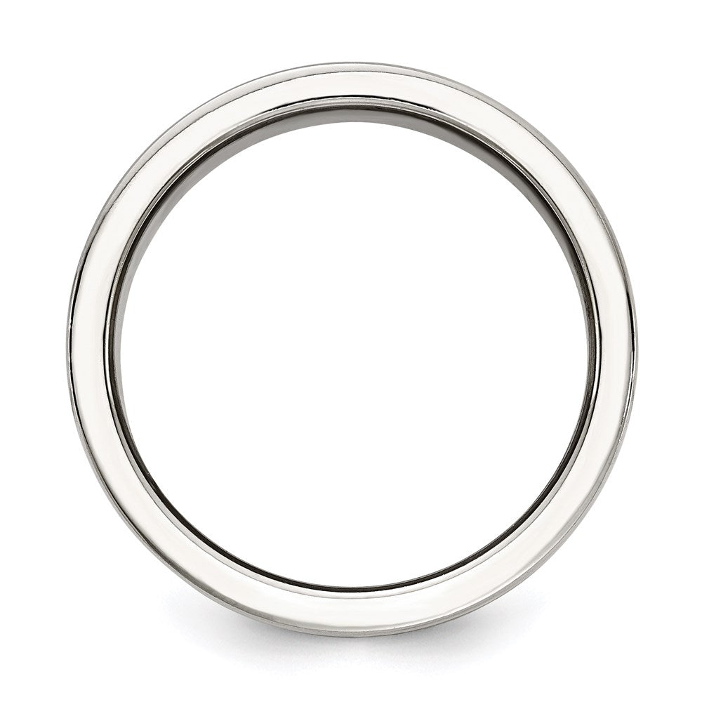 Stainless Steel Univ Of Tennessee Logo Band Ring