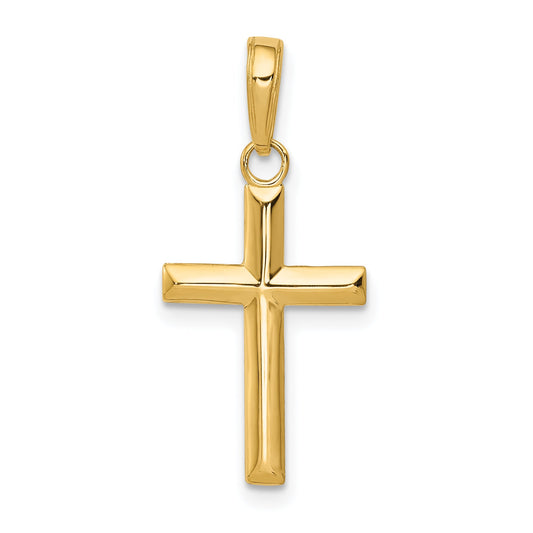 14K Yellow Gold Small Cross Pendant