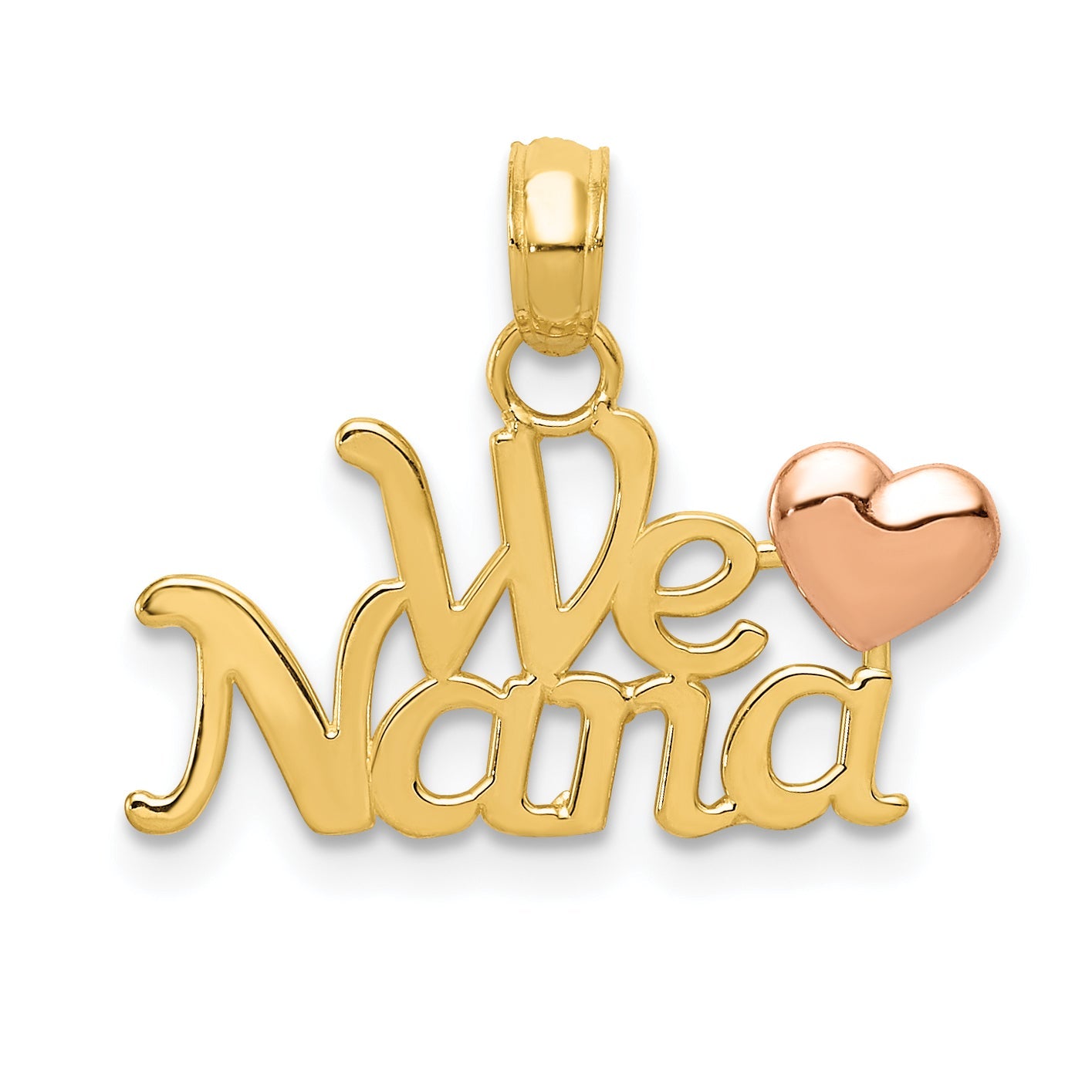 14K Two-Tone We Love Nana Charm