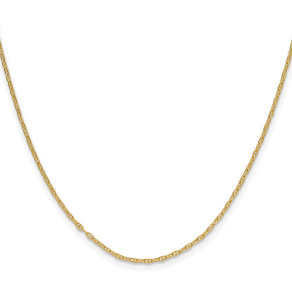 18.00 Inch 14K 1.5mm Mariners Link Chain Necklace