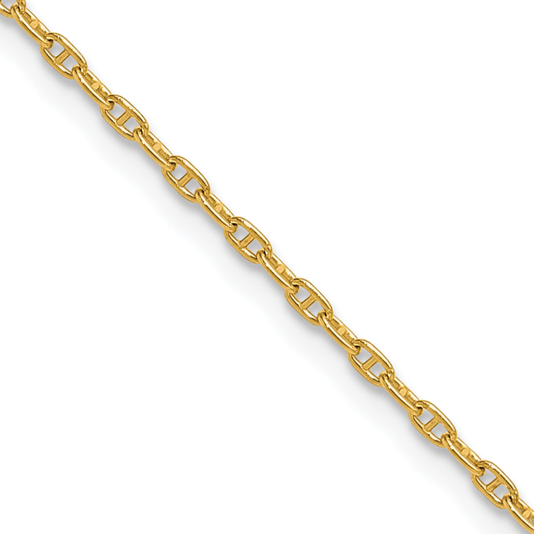 24.00 Inch 14K 1.5mm Mariners Link Chain Necklace