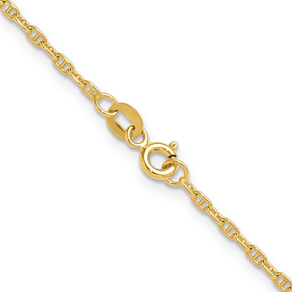 20.00 Inch 14K 1.8mm Mariners Link Chain Necklace