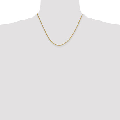 18.00 Inch 14K 1.8mm Mariners Link Chain Necklace