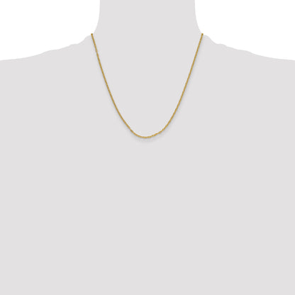 20.00 Inch 14K 2.35mm Mariners Link Chain Necklace