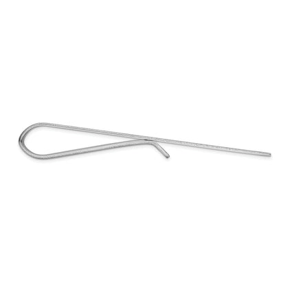 10K White Gold 10Kw Tie Bar