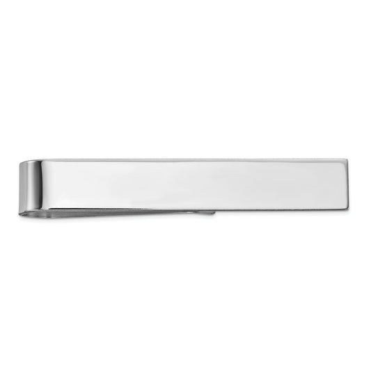 10K White Gold 10Kw Tie Bar
