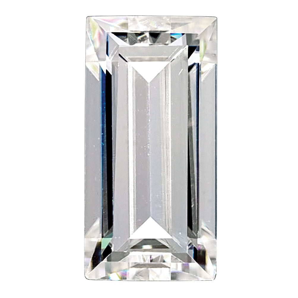 Gemstone Moissanite True Light G-H-I Color 4X2mm Baguette