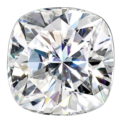 Gemstone Moissanite True Light G-H-I Color 6.5mm Cushion