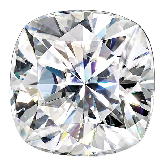 Gemstone Moissanite True Light G-H-I Color 5.5mm Cushion