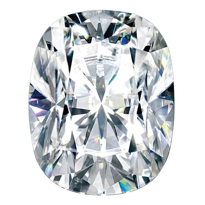 Gemstone Moissanite Pure Light D-E-F Color 10X8mm Long Cushion