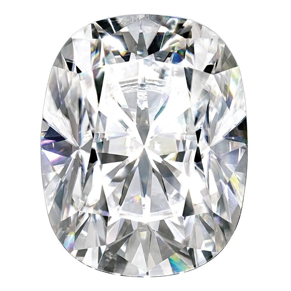 Gemstone Moissanite True Light G-H-I Color 7X5mm Long Cushion