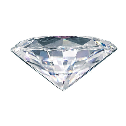 Gemstone Moissanite Pure Light D-E-F Color 5X3mm Half Moon