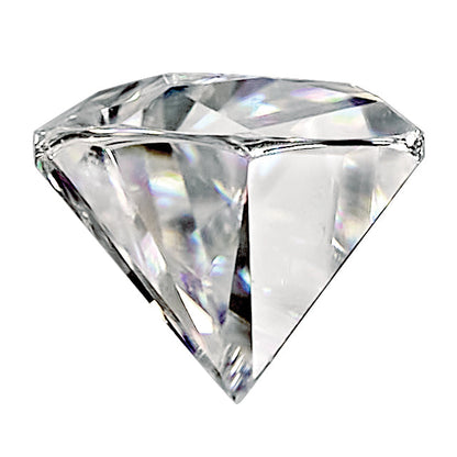 Gemstone Moissanite True Light G-H-I Color 5X3mm Half Moon