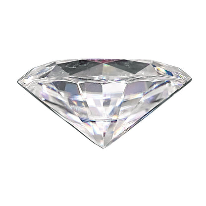 Gemstone Moissanite True Light G-H-I Color 5X3mm Half Moon