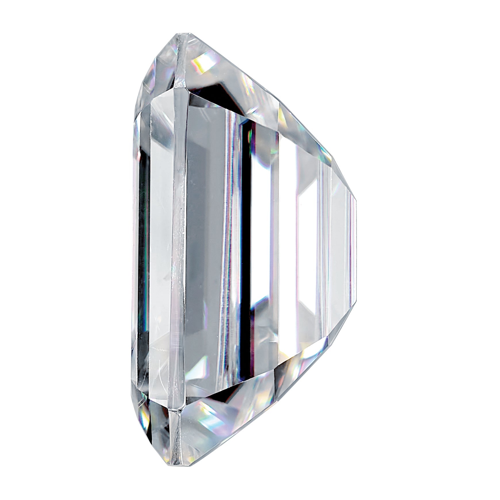 Gemstone Moissanite True Light G-H-I Color 3X2mm Emerald Cut
