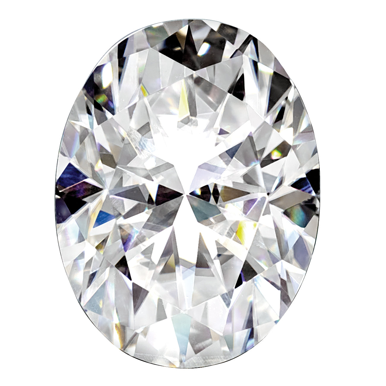 Gemstone Moissanite True Light G-H-I Color 11X9mm Oval