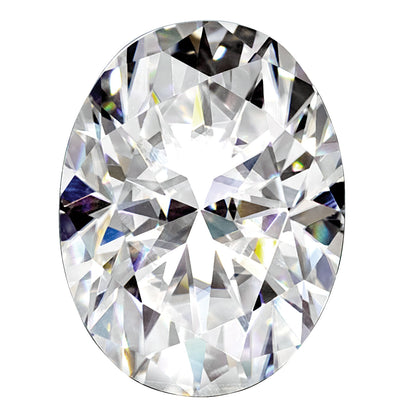 Gemstone Moissanite True Light G-H-I Color 6X4mm Oval