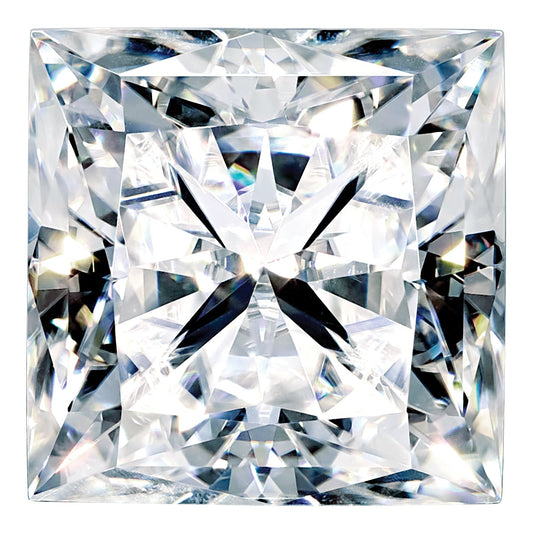 Gemstone Moissanite Pure Light D-E-F Color 2.5mm Square Brilliant