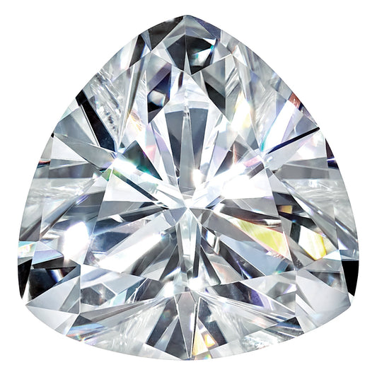 Gemstone Moissanite Pure Light D-E-F Color 9mm Trillion