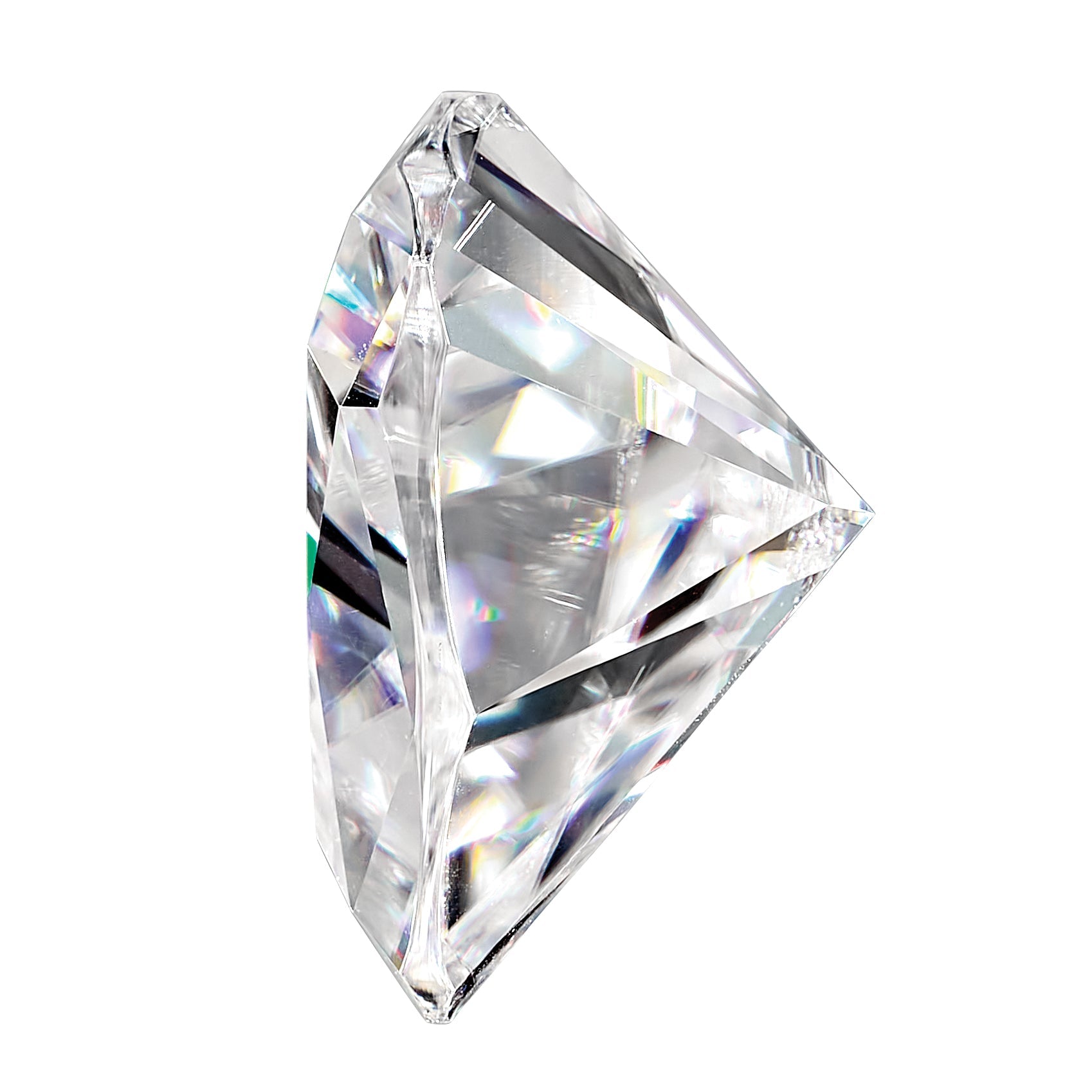 Gemstone Moissanite True Light G-H-I Color 6.5mm Trillion