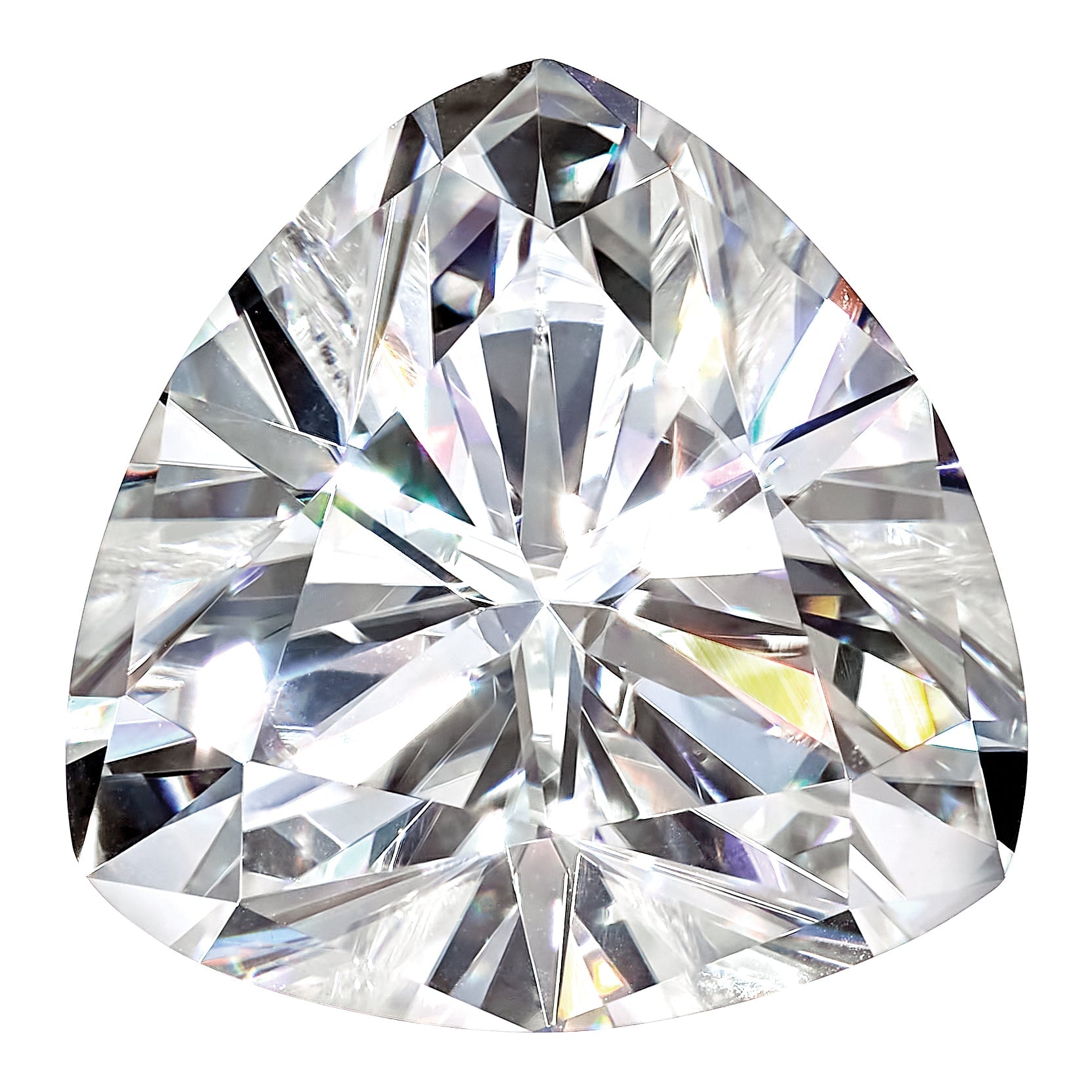 Gemstone Moissanite True Light G-H-I Color 5.5mm Trillion