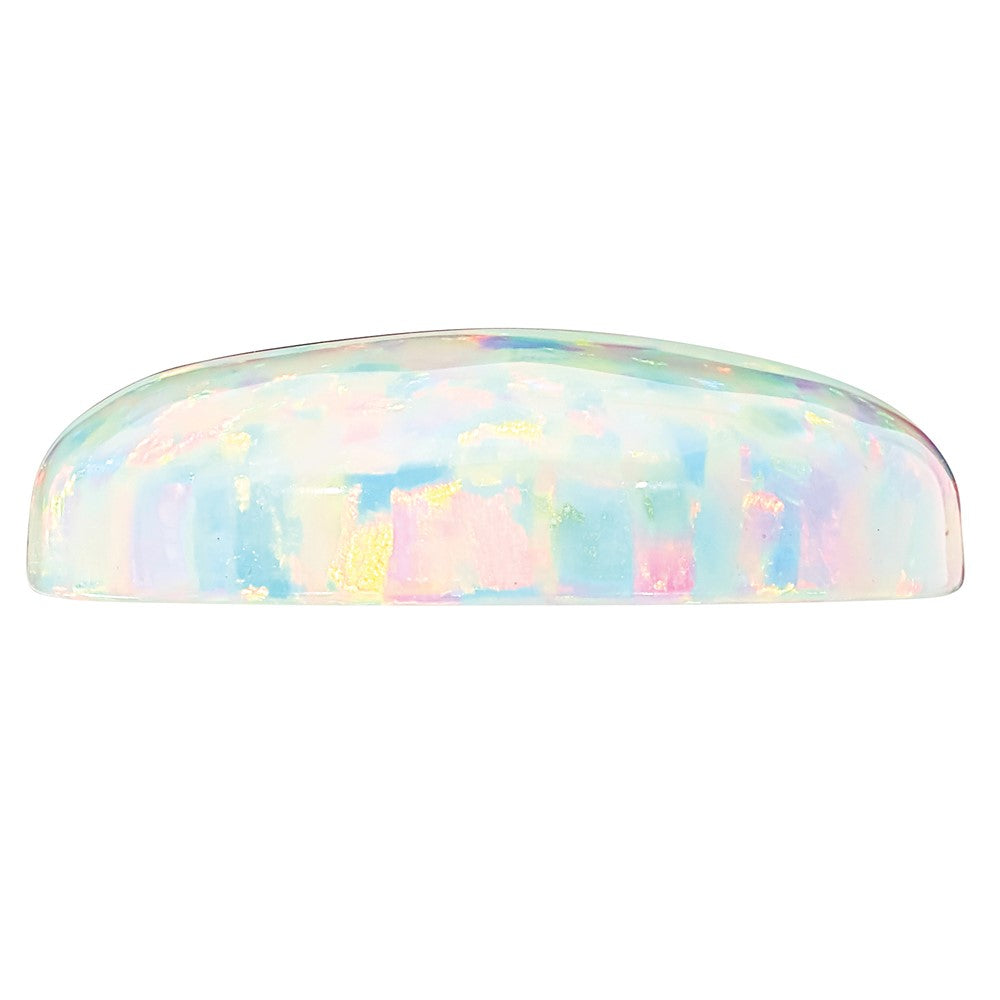 Gemstone Imitation White Opal 8X6mm Oval Cabochon