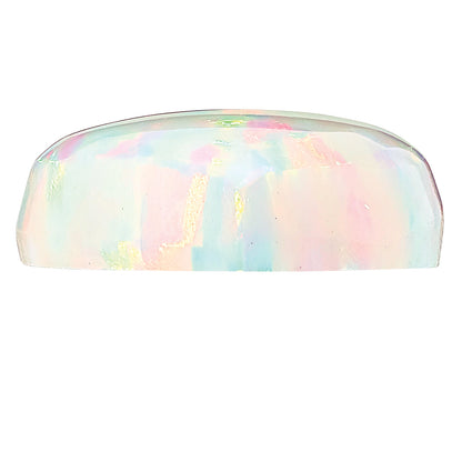 Gemstone Imitation White Opal 6X4mm Pear Cabochon