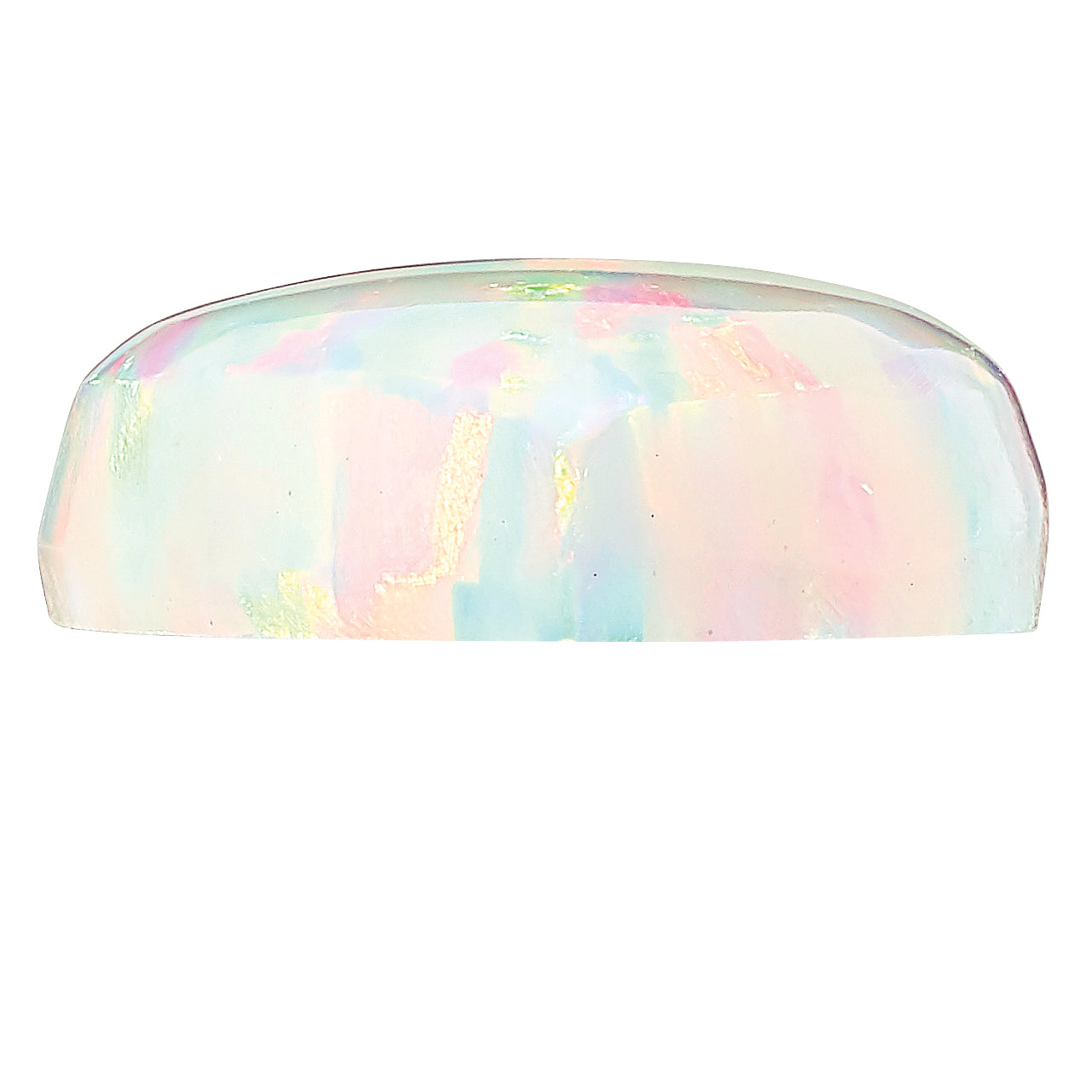 Gemstone Imitation White Opal 10X7mm Pear Cabochon