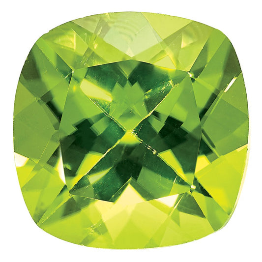 Gemstone Peridot Aa Quality 6mm Antique Cushion