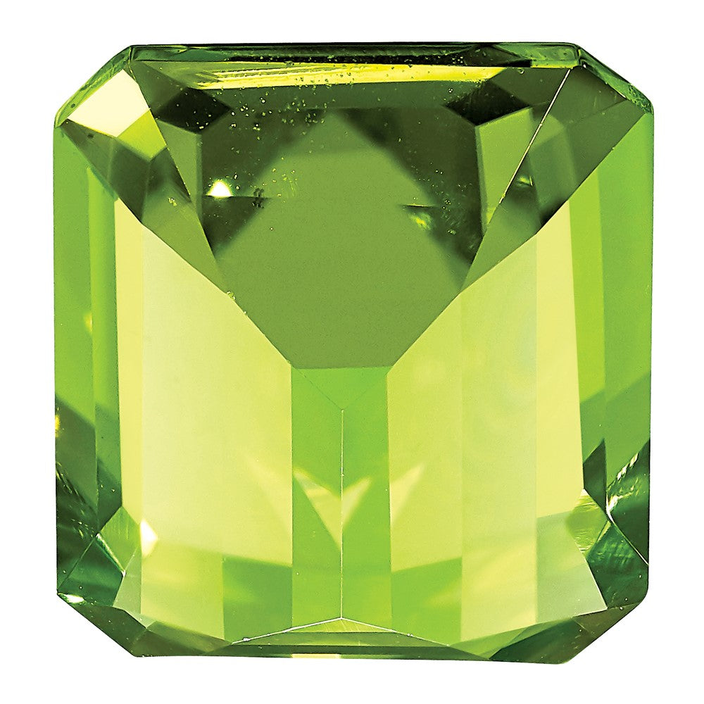 Gemstone Peridot Aa Quality 6X4mm Emerald Cut