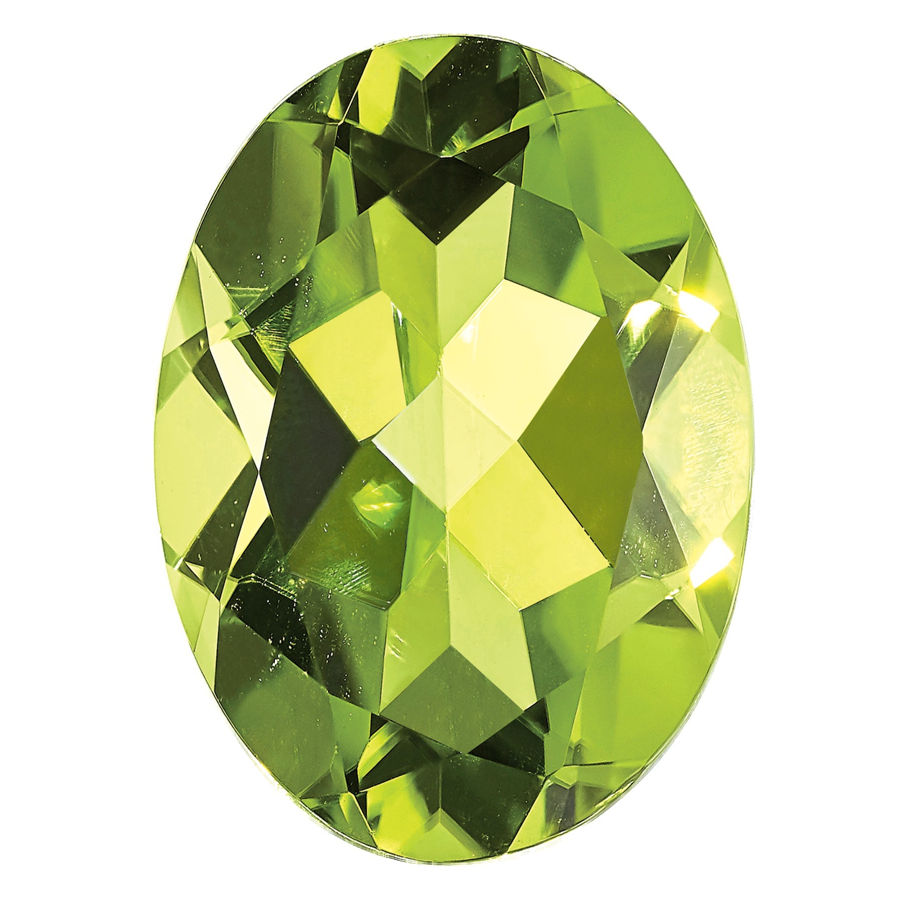 Gemstone Peridot Aa Quality 9X7mm Oval