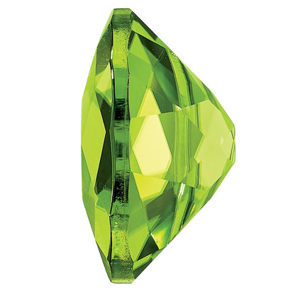 Gemstone Peridot Aa Quality 9X7mm Oval Checkerboard