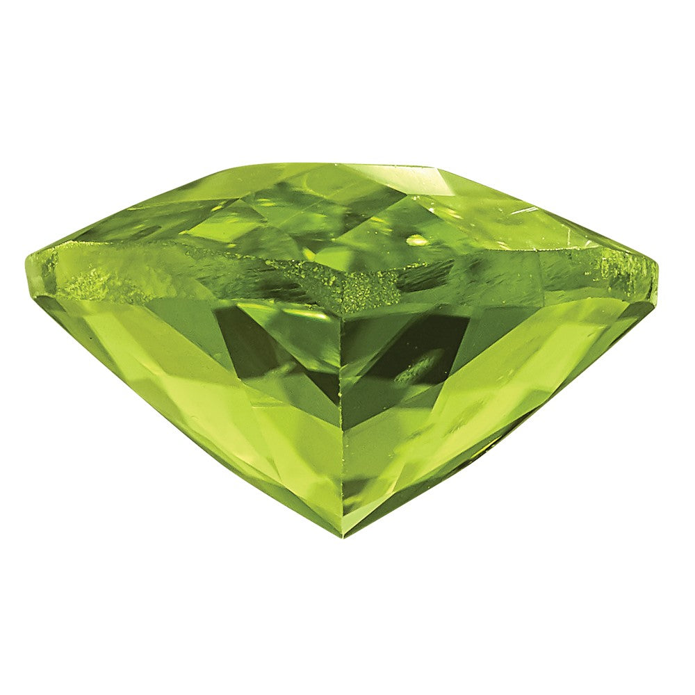 Gemstone Peridot Aa Quality 7X5mm Pear Checkerboard