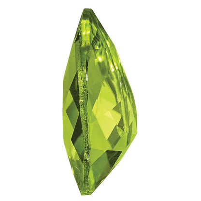 Gemstone Peridot Aa Quality 8X5mm Pear Checkerboard