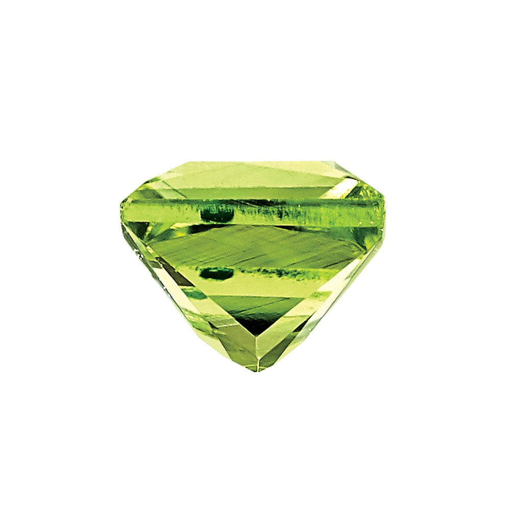Gemstone Peridot Aa Quality 4mm Square Step-Cut