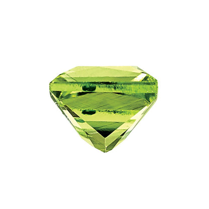 Gemstone Peridot Aa Quality 4mm Square Step-Cut