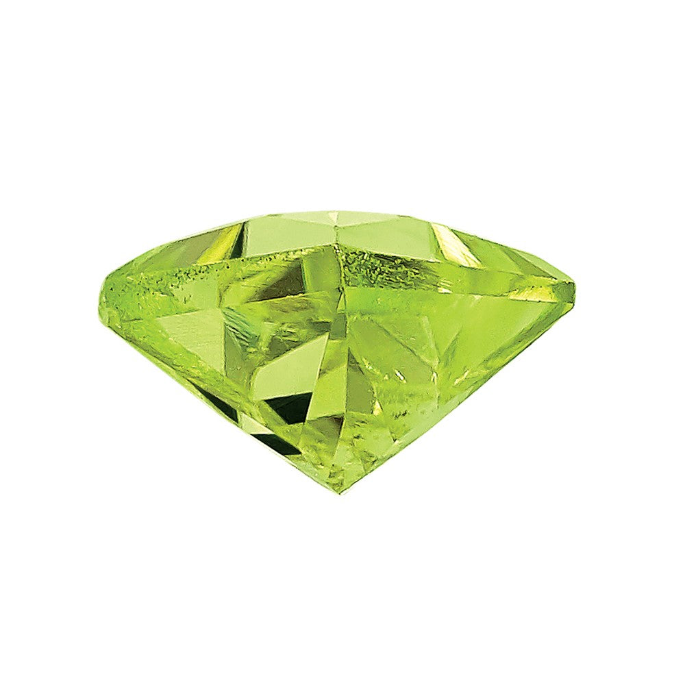 Gemstone Peridot Aa Quality 6mm Square Step-Cut