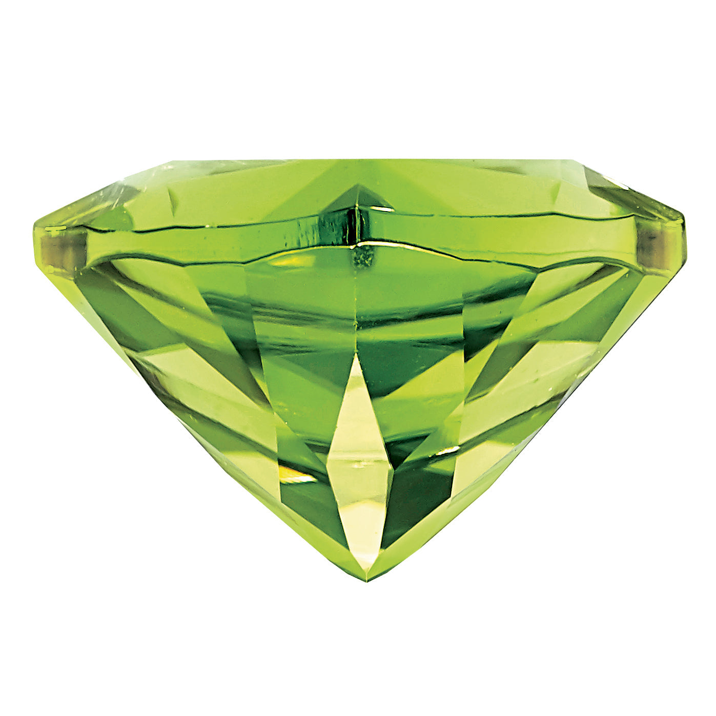 Gemstone Peridot Aa Quality 8mm Trillion