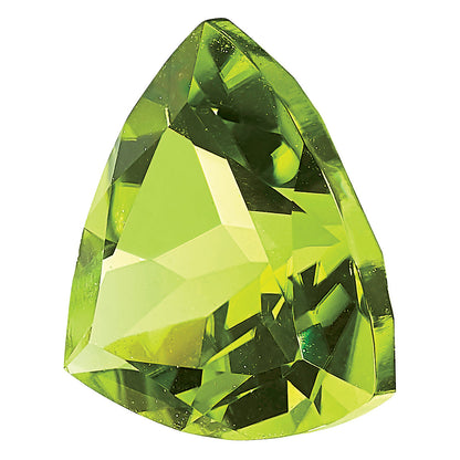 Gemstone Peridot Aa Quality 8mm Trillion