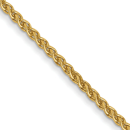14K Yellow Gold 20 Inch 1.05mm Spiga With Lobster Clasp Chain Necklace