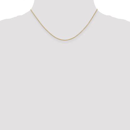14K Yellow Gold 16 Inch 1.2mm Cable With Lobster Clasp Chain Necklace