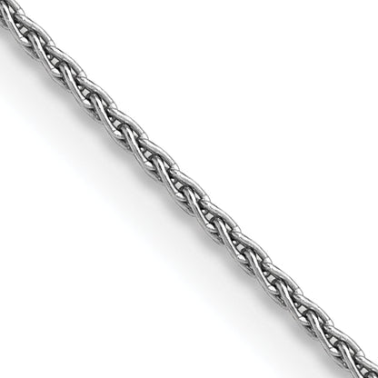 14K White Gold 24 Inch 1.5mm Parisian Wheat With Lobster Clasp Chain Necklace