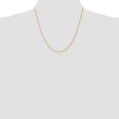 14K Yellow Gold 20 Inch 1.2mm Parisian Wheat With Lobster Clasp Chain Necklace